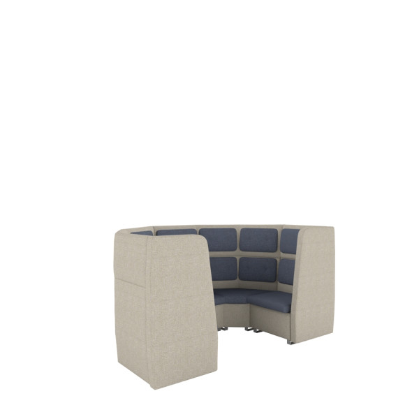 Pod Open 5 Seater Pod With Side Arms
